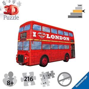 London Bus 3D Jigsaw Puzzle