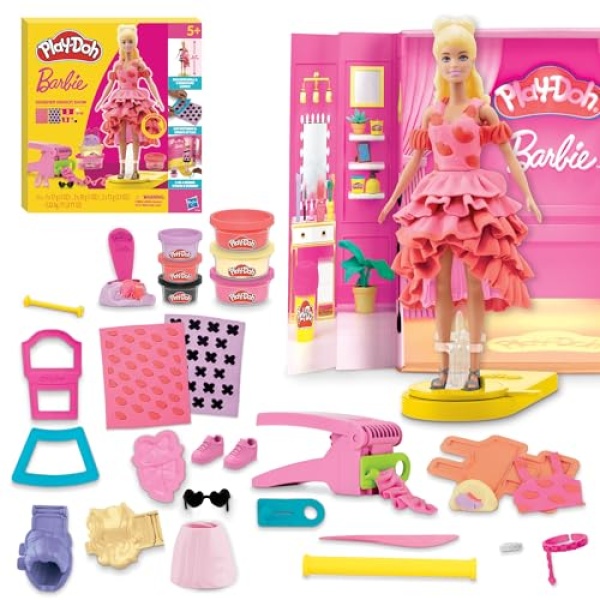 Play-Doh Barbie Designer Fashion Show Playset with 6 Tubs - Image 2