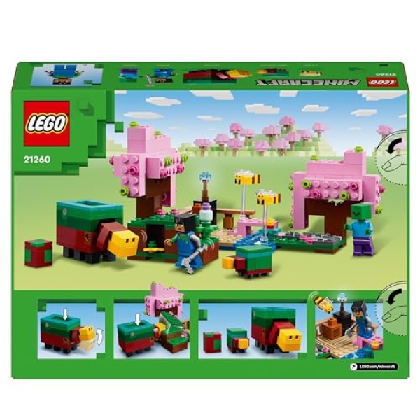 LEGO Minecraft The Cherry Blossom Garden Building Toy 21260 - Image 9