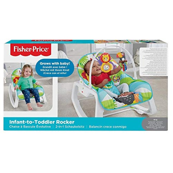 Fisher-Price Infant To Toddler Rocker - Rainforest - Image 3