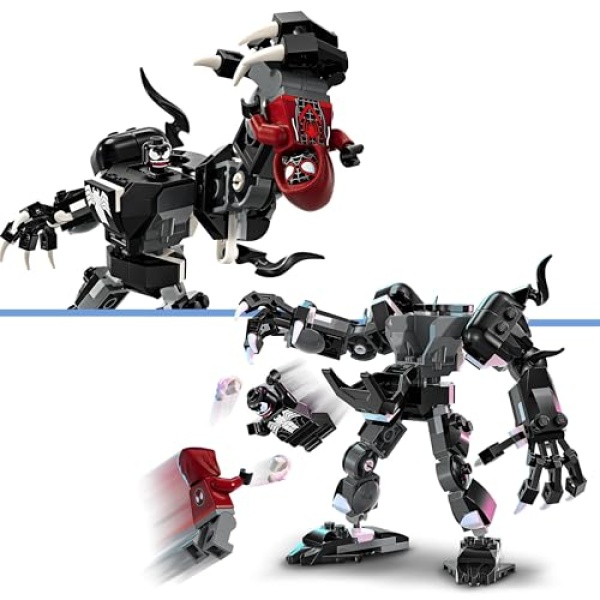 LEGO Marvel Venom Mech Armour vs Miles Morales Set 76276 - Image 4