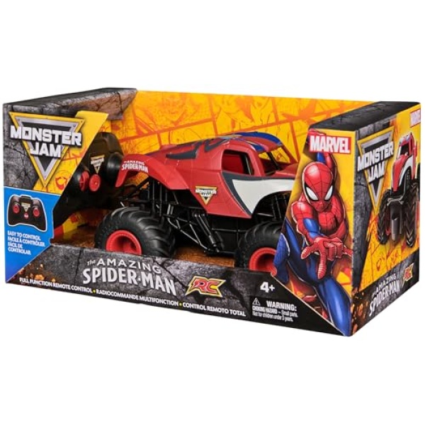 Monster Jam Radio Controlled 1:24 Spiderman Truck - Image 8