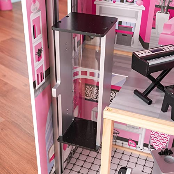 KidKraft Sparkle Wooden Dolls House - Image 5