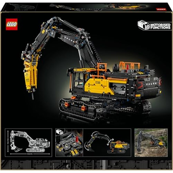 LEGO Technic Volvo EC500 Hybrid Excavator Building Set 42215 - Image 7