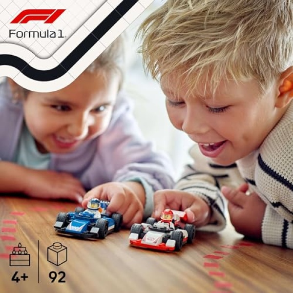 LEGO City F1 Williams Racing & Haas F1 Race Cars Set 60464 - Image 2