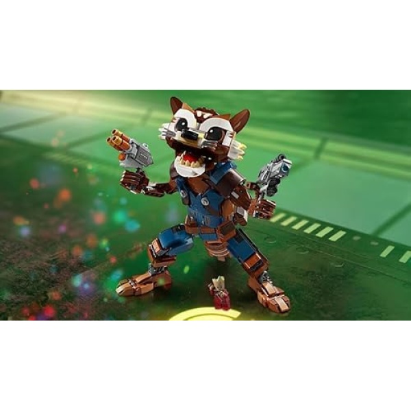 LEGO Marvel Rocket & Baby Groot Buildable Toy Figures 76282