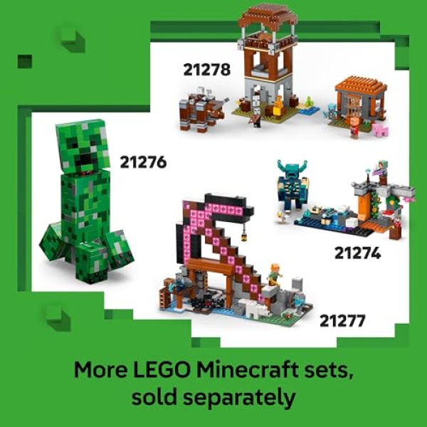 LEGO Minecraft The Enderman Tower Toy with Figures 21279 - Image 8