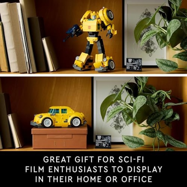 LEGO Icons Transformers Bumblebee Model Set for Adults 10338 - Image 5