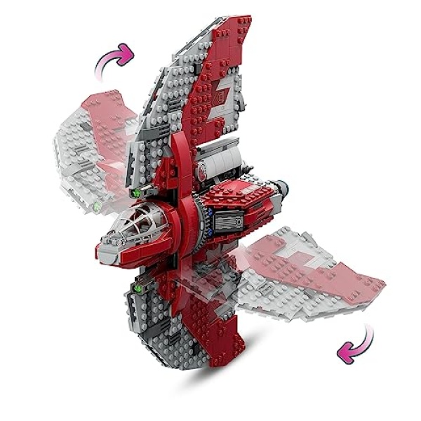 LEGO Star Wars Ahsoka Tano's T-6 Jedi Shuttle Set 75362 - Image 3