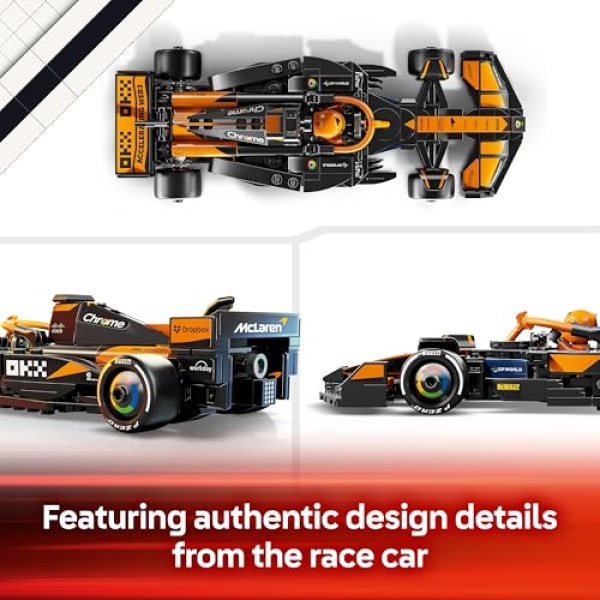 LEGO Speed Champions McLaren F1 Team MCL38 Race Car 77251 - Image 6