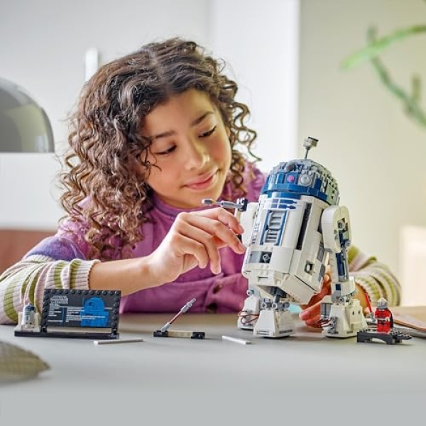 LEGO Star Wars R2-D2 Model, Buildable Toy Droid Figure 75379 - Image 6