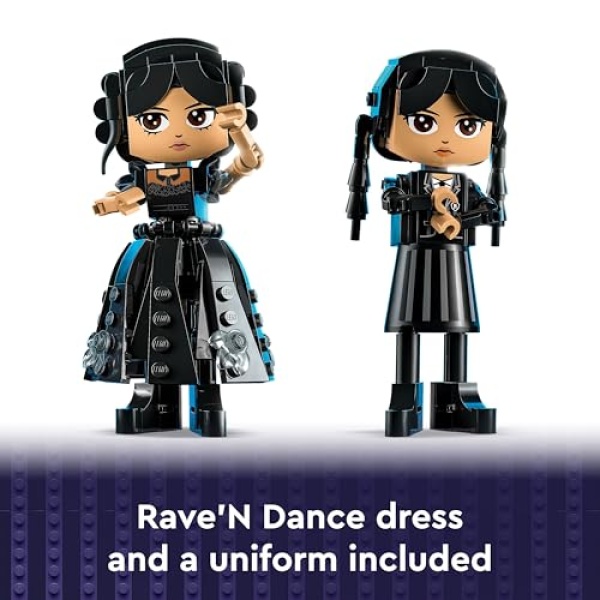 LEGO Wednesday Addams Figure Building Toy Set for Kids 76780 - Image 3