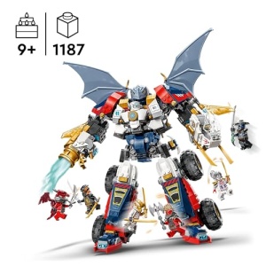 LEGO NINJAGO 4in1 Zane's Ultra Combiner Mech Ninja Toy 71834