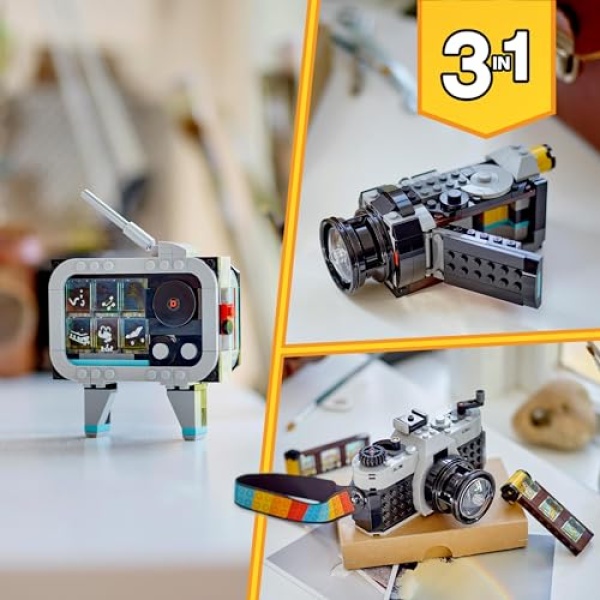 LEGO Creator 3in1 Retro Camera Toy for Girls and Boys 31147 - Image 4