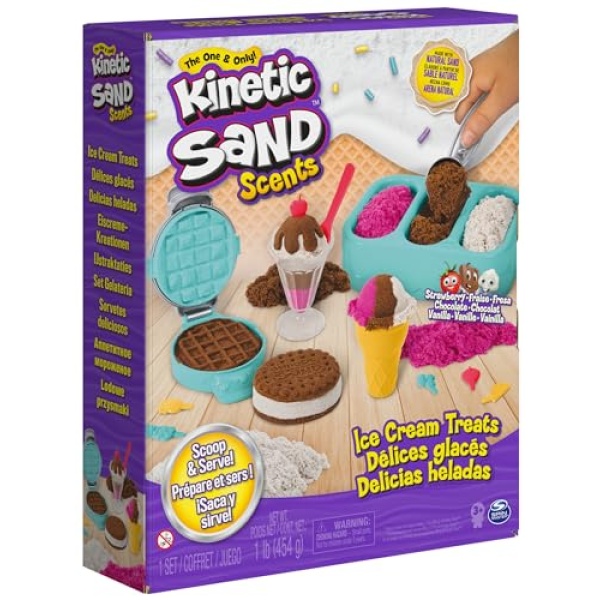 Kinetic Sand Ice Cream Treats Playset - Image 6