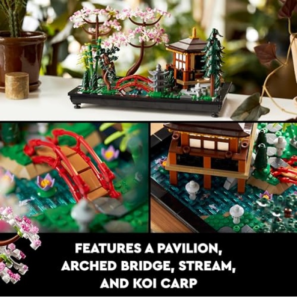 LEGO Icons Tranquil Garden Botanical Set with Flowers 10315 - Image 2