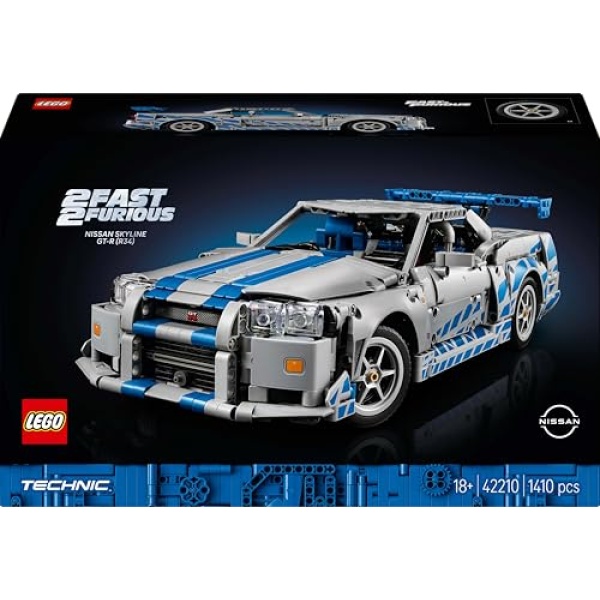 LEGO Technic 2 Fast 2 Furious Nissan Skyline GT-R R34 42110 - Image 8