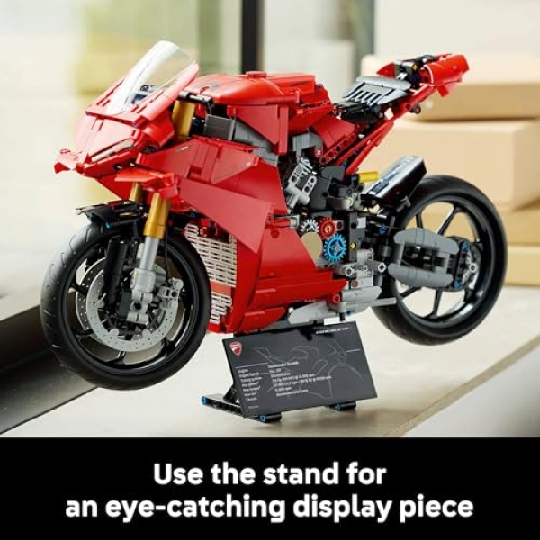 LEGO Technic Ducati Panigale V4 S Motorcycle Model Set 42202 - Image 5