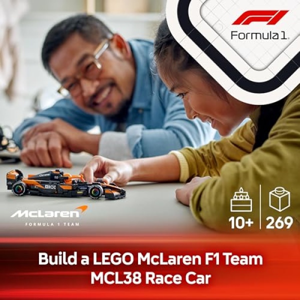 LEGO Speed Champions McLaren F1 Team MCL38 Race Car 77251 - Image 2