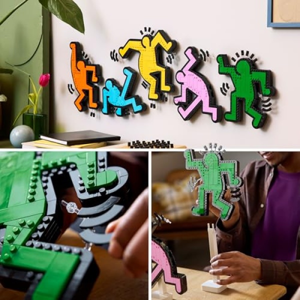 LEGO ART Keith Haring - Dancing Figures Room Decor 31216 - Image 3