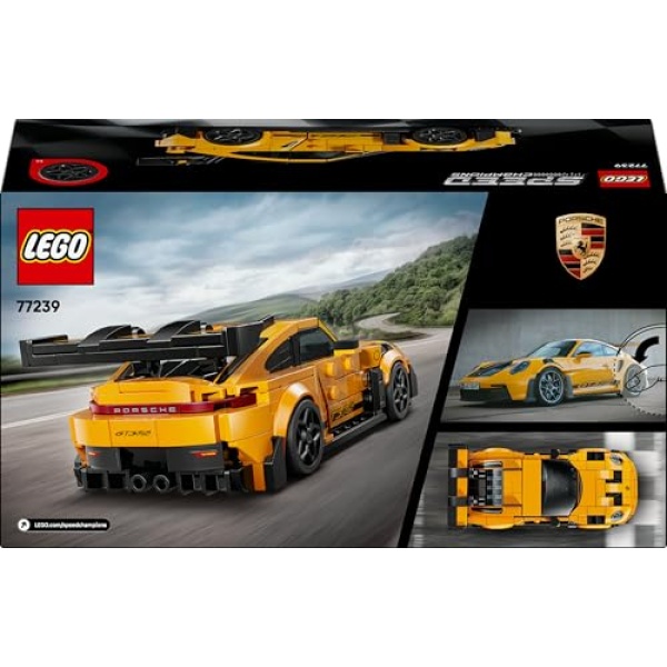 LEGO Speed Champions Porsche 911 GT3 RS Super Car Toy 77239 - Image 8