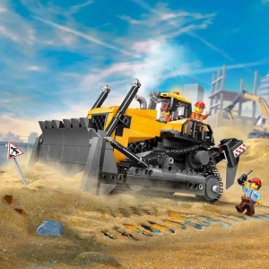 LEGO City Yellow Bulldozer Construction Vehicle Toy 60466