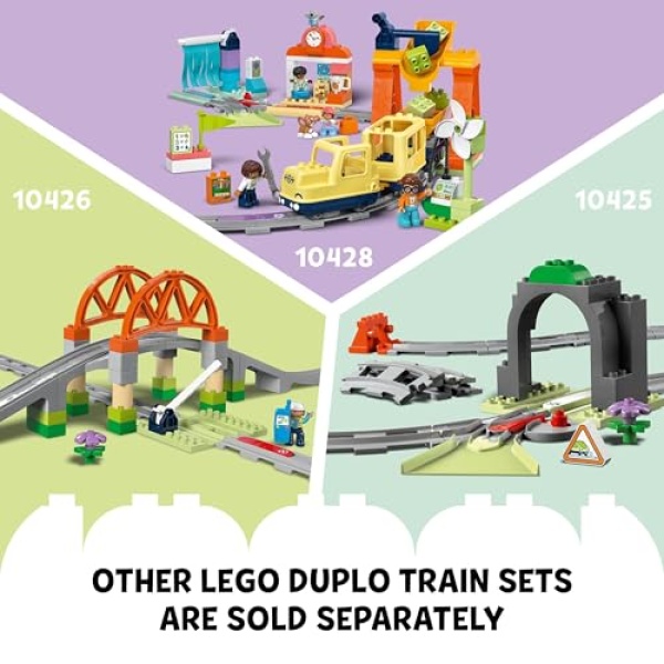 LEGO DUPLO Interactive Adventure Train Building Toy 10427 - Image 7