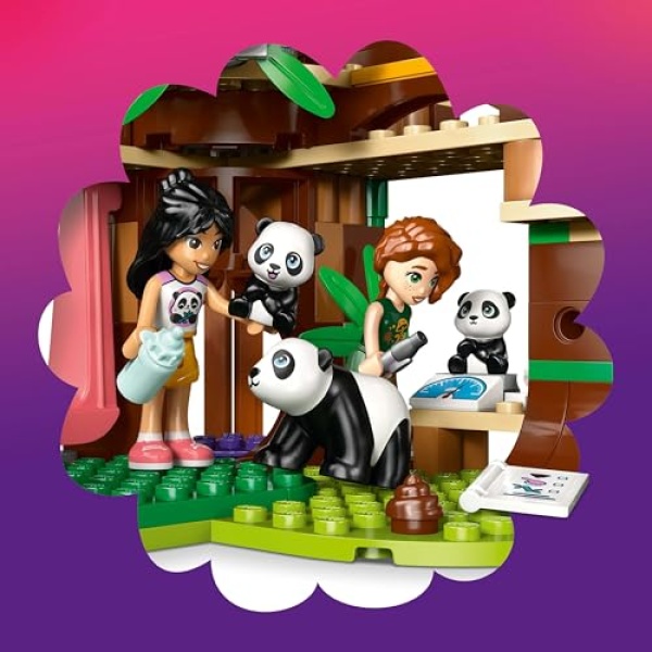 LEGO Friends Panda Sanctuary Animal Care Toy for Kids 42648 - Image 5