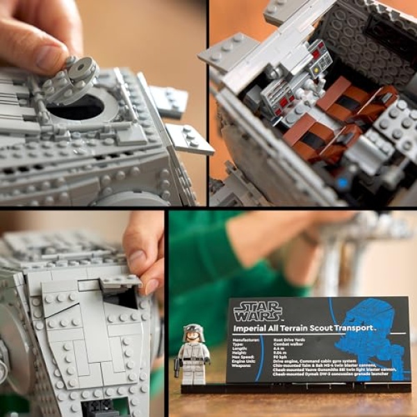 LEGO Star Wars AT-ST Walker Building Set for Adults 75417 - Image 5