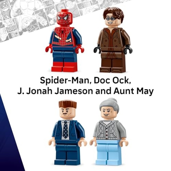 LEGO Marvel Spider-Man vs. Doc Ock Subway Train Scene 76321 - Image 6