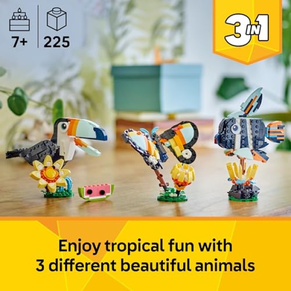 LEGO Creator 3in1 Wild Animals: Tropical Toucan Set 31173
