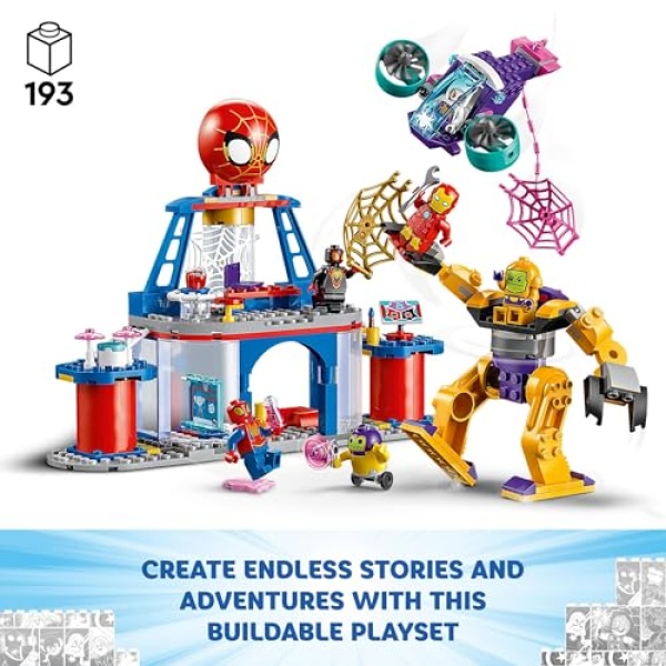 LEGO Marvel Spidey & Friends Web Spinner Headquarters 10794 - Image 4