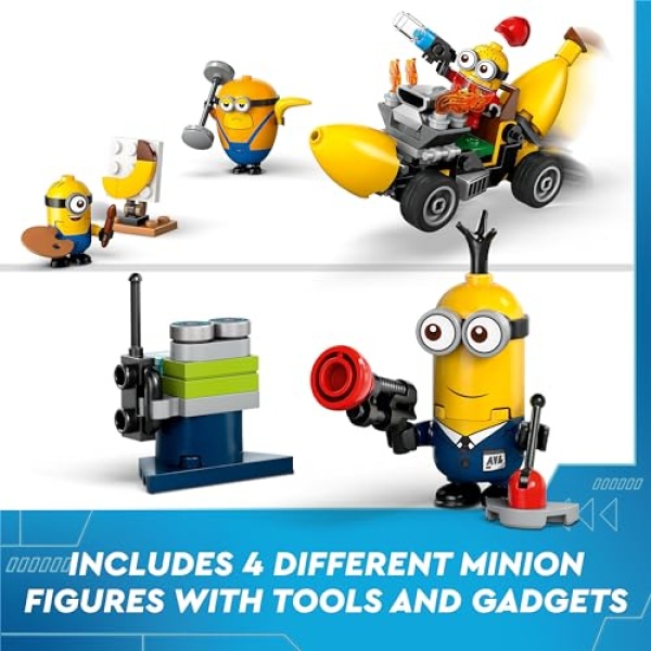 LEGO Despicable Me Minions and Banana Car Toy for Kids 75580 - Image 5