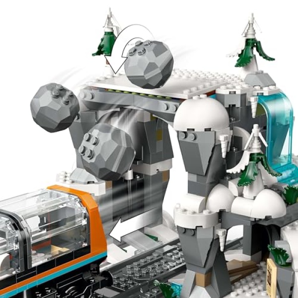 LEGO City Explorers' Arctic Polar Express Train Set 60470 - Image 4
