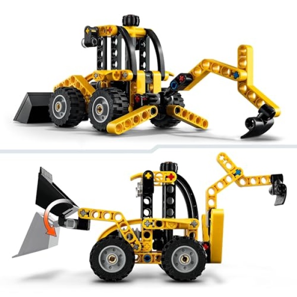LEGO Technic Backhoe Loader Construction Vehicle Toy 42197 - Image 2