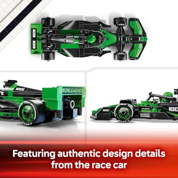 LEGO Speed Champions KICK Sauber F1 Team C44 Race Car 77247 - Image 5