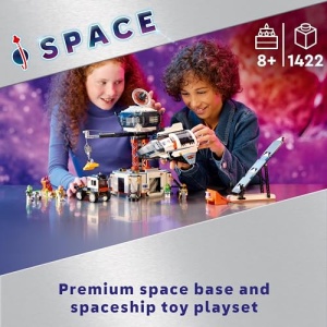 LEGO City Space Base and Rocket Launchpad Toy Playset 60434