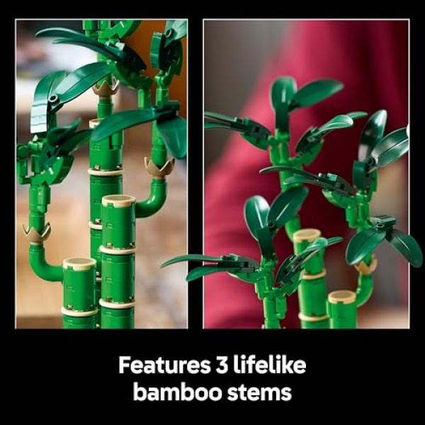 LEGO Botanicals Lucky Bamboo Artificial Plant Set 10344 - Image 3
