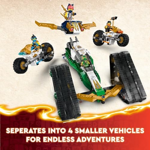 LEGO NINJAGO Ninja Team Combo Vehicle Ninja Toy Set 71820 - Image 2