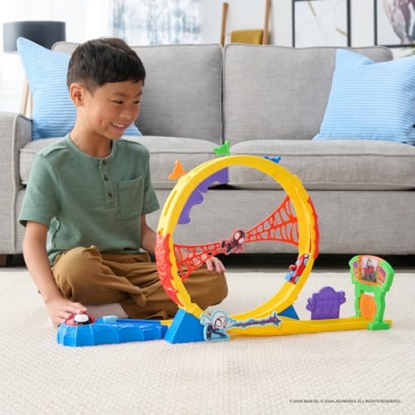 Marvel Spidey and His Amazing Friends Super Loop Track Set - Image 3