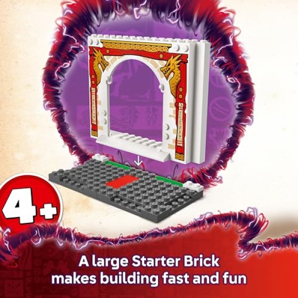 LEGO NINJAGO Ninja Spinjitzu Temple with Toy Dragon 71831 - Image 2