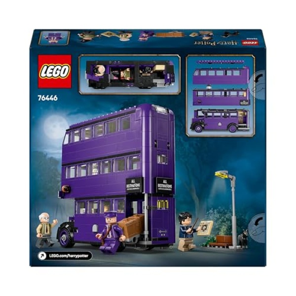 LEGO Harry Potter Knight Bus Adventure Vehicle Toy Set 76446 - Image 9