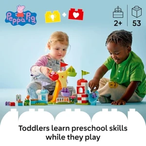 LEGO DUPLO Peppa Pig Funfair Toddler Learning Toy 10453