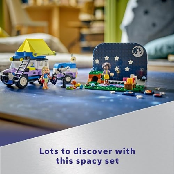 LEGO Friends Stargazing Camping Set with 4x4 Toy Car 42603 - Image 5
