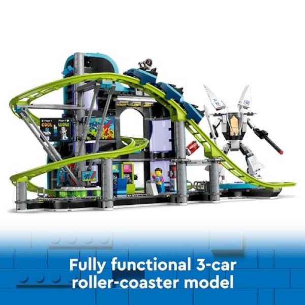 LEGO City Robot World Roller-Coaster Park Creative Toy 60421 - Image 2