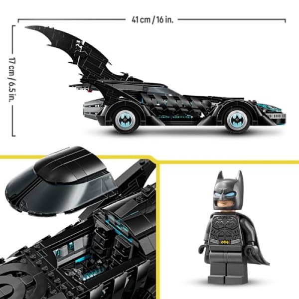 LEGO DC Batman Forever Batmobile Toy Car for Kids 76304 - Image 5