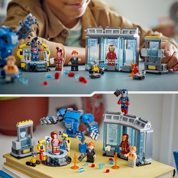 LEGO Marvel Iron Man's Laboratory: Hall of Armour Set 76315 - Image 4