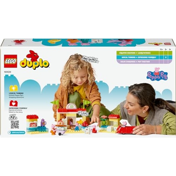 LEGO DUPLO Peppa Pig Supermarket Toy with Figures 10434 - Image 6