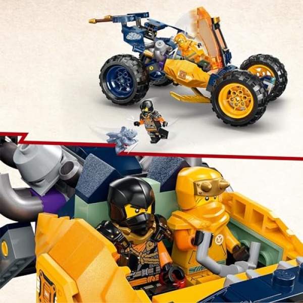 LEGO NINJAGO Arin's Ninja Off-Road Buggy Car Toy Set 71811 - Image 2