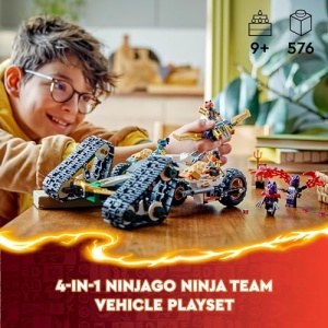 LEGO NINJAGO Ninja Team Combo Vehicle Ninja Toy Set 71820